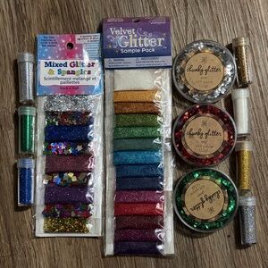 Assorted Glitter Pack - Multicolor Sparkle Mix
